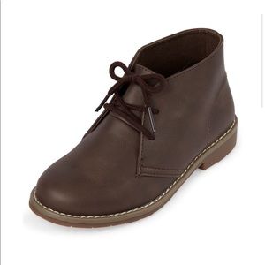 NWT brown high top dress shoes